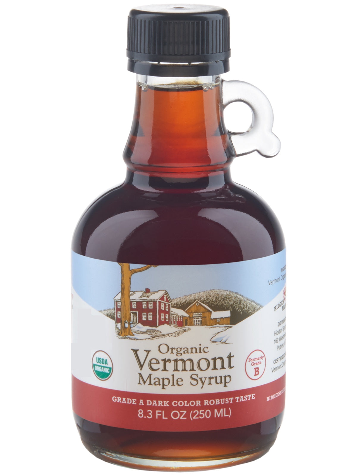 250ml Glass Jug Organic Maple Syrup