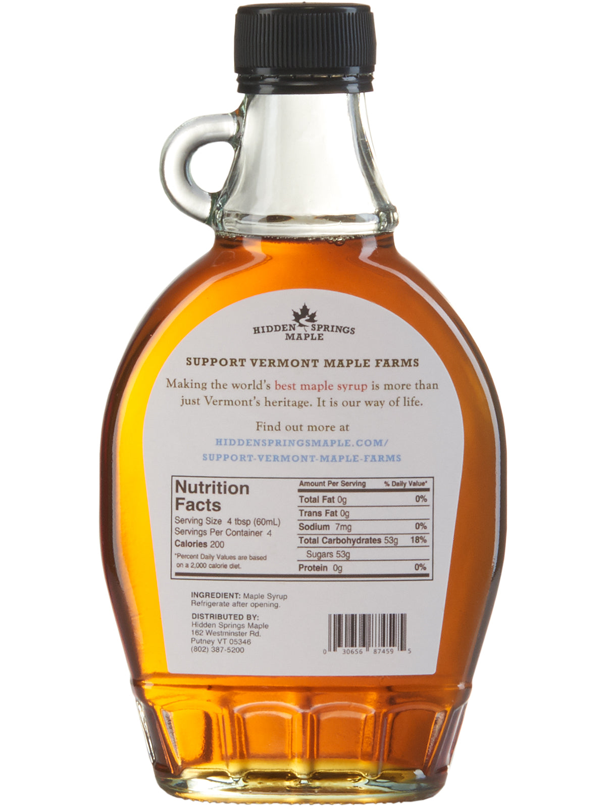 Bourbon Barrel Aged Maple Syrup