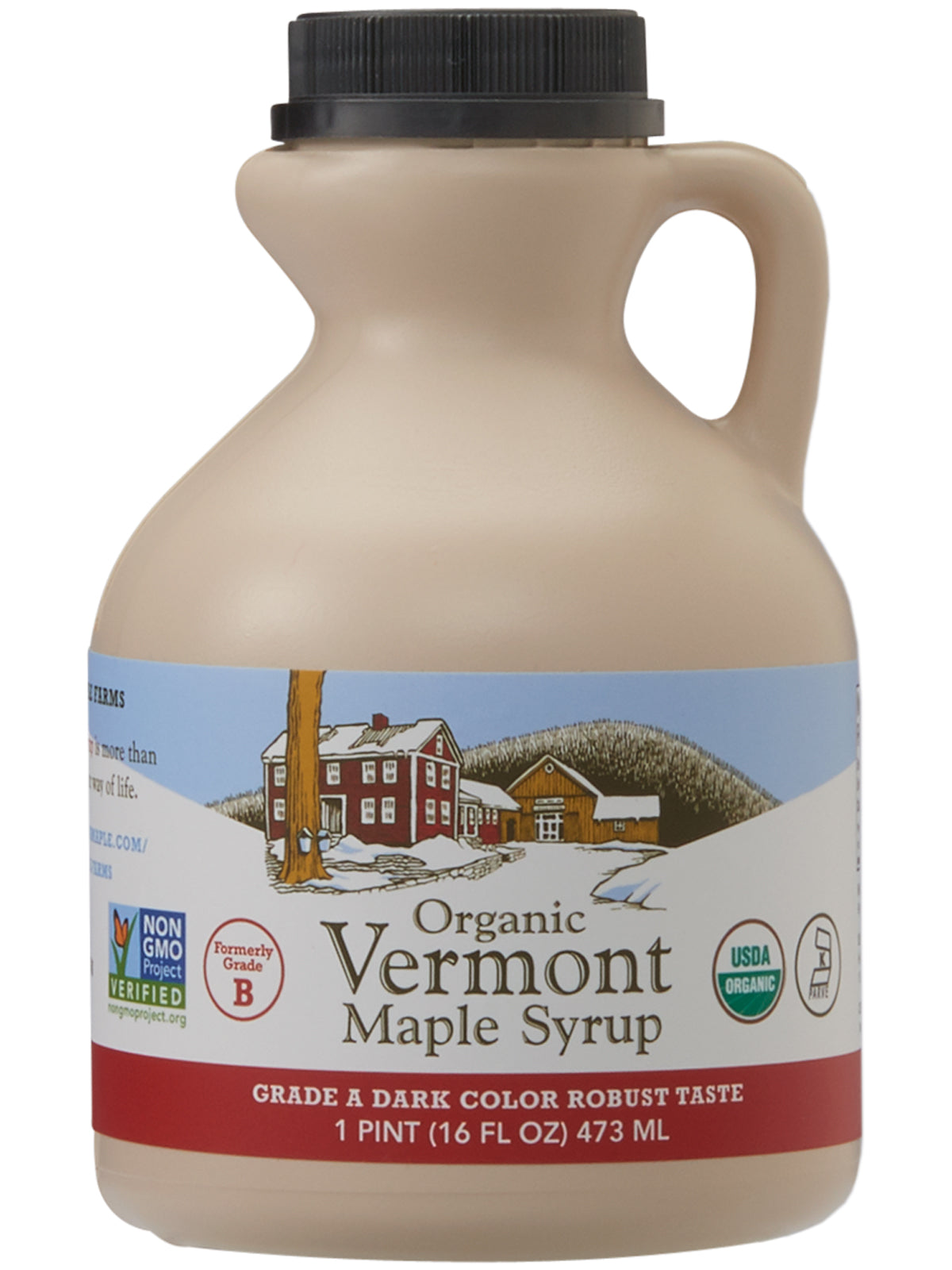 Plastic Jug, Organic Maple Syrup