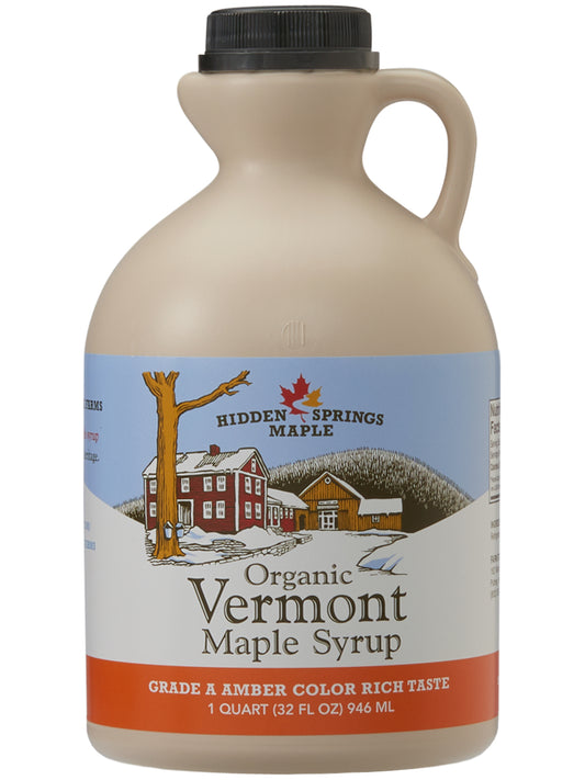 Plastic Jug, Organic Maple Syrup