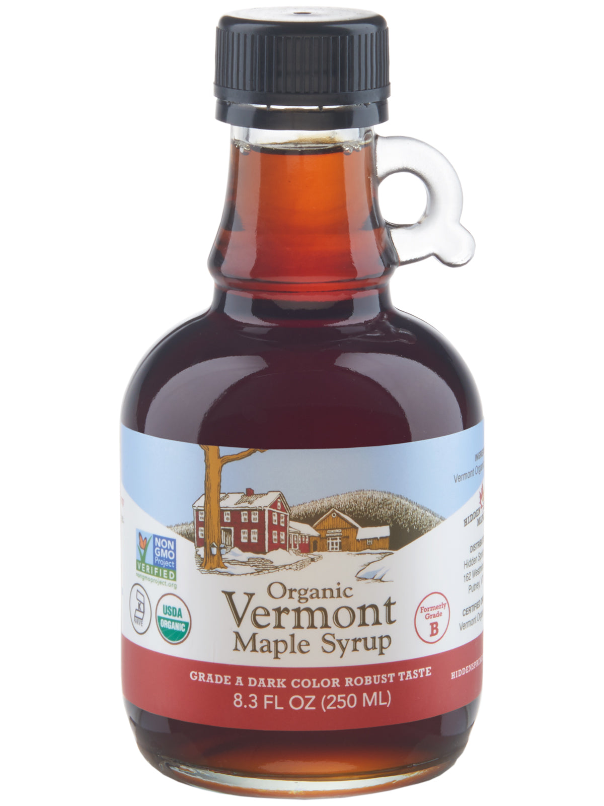 250ml Glass Jug Organic Maple Syrup